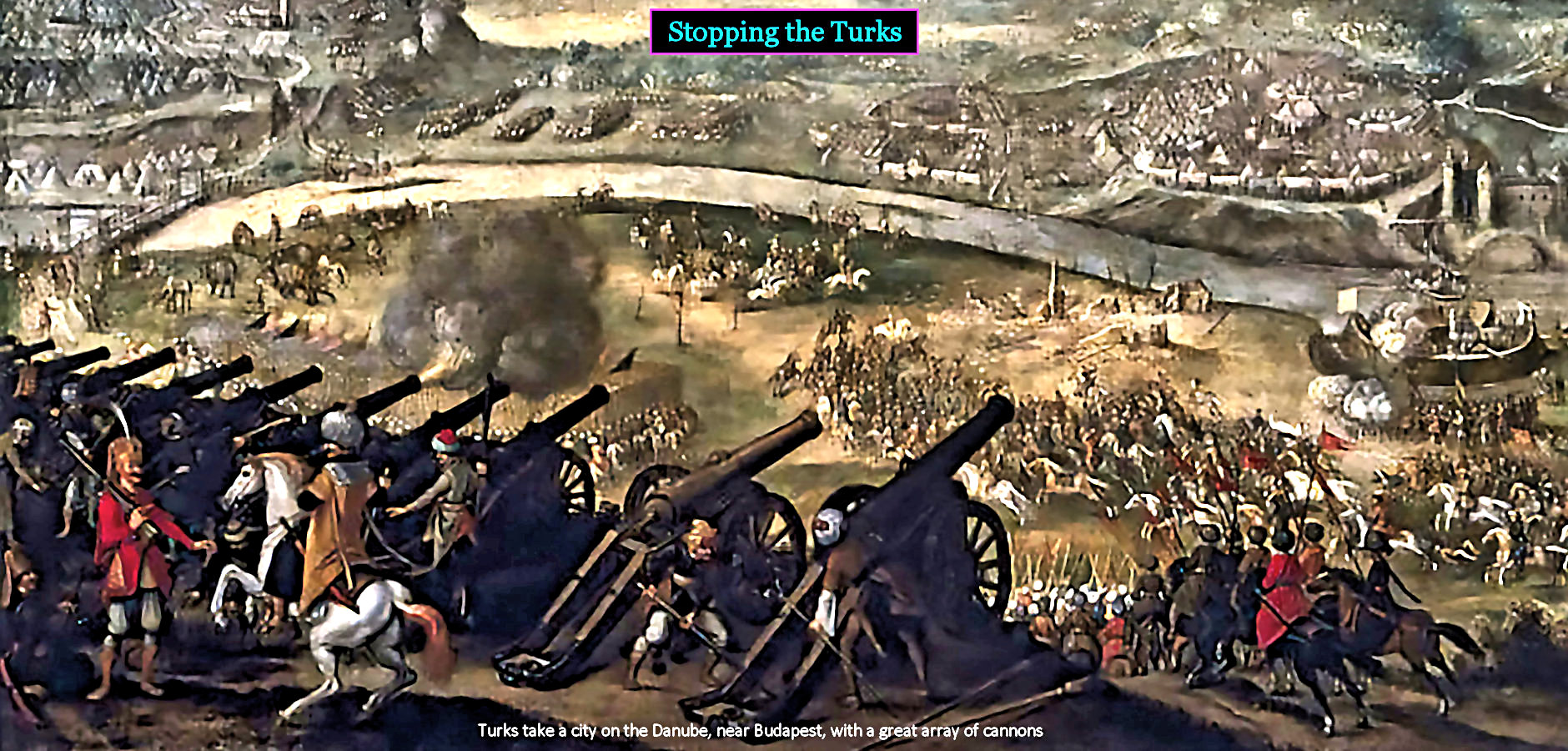 Turks at the gates, 1400s